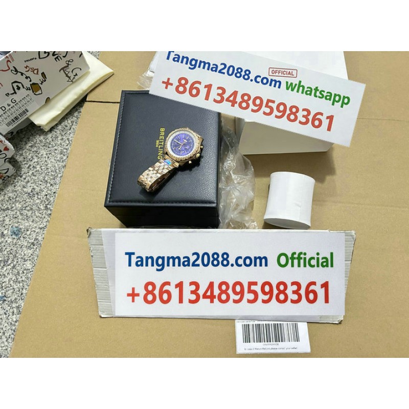 tangma2088 outlet Breitling Chronomat B01 18K Rose...