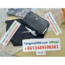 tangma2088 outlet Chanel Gabrielle Hobo Caviar Lea...