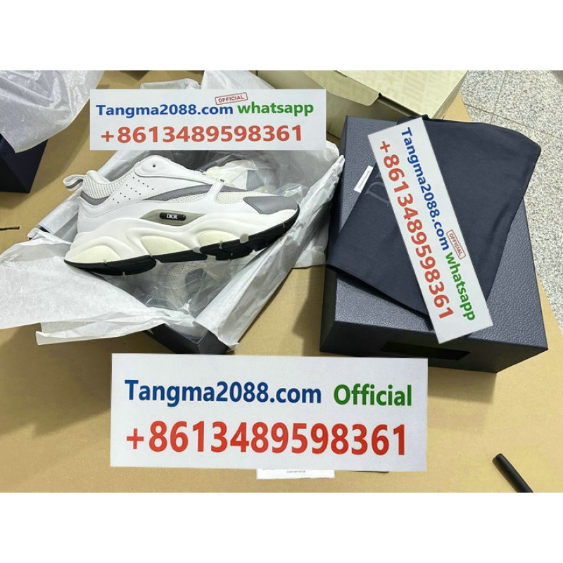tangma2088 outlet Dior Sneaker Leather Mesh Rubber...
